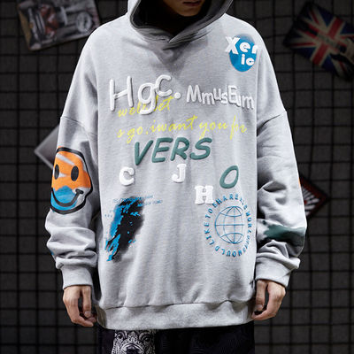 clothing manufacturer for small business All Match 80 Cotton 20 Polyester Hoodie Three Dimensional Printing
